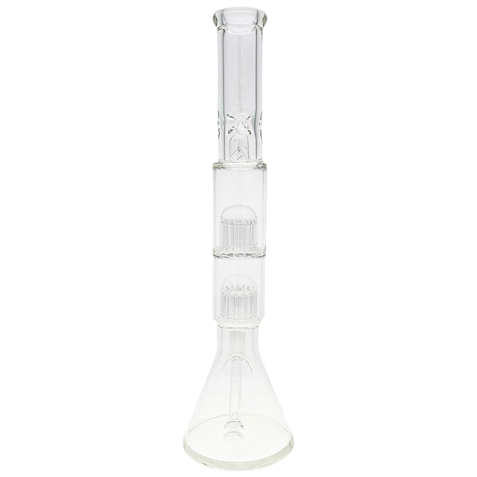 TAG 20” Double Big Tree Perc Beaker Bong by Thick Ass Glass | Mission Dispensary