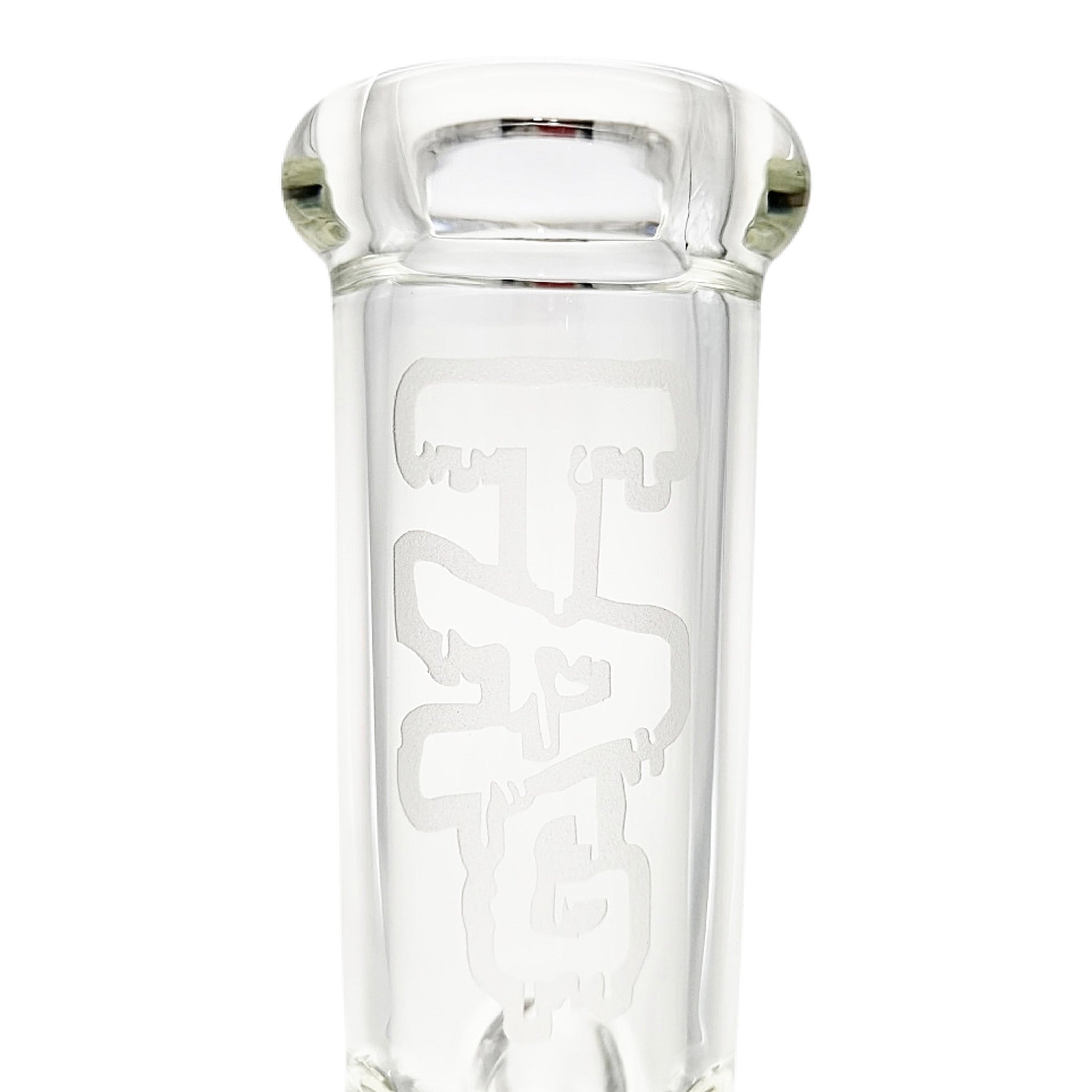 TAG 16” Double Honeycomb Perc Straight Tube Bong by Thick Ass Glass | Mission Dispensary
