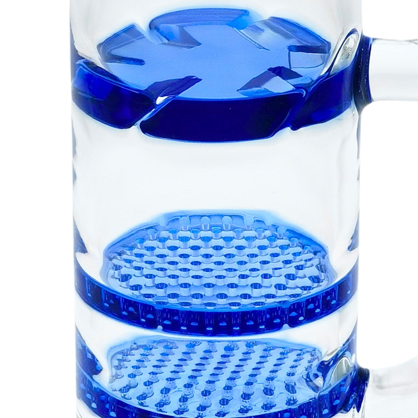 TAG 12” Double Honeycomb Perc Bong by Thick Ass Glass | Mission Dispensary