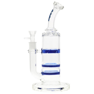 TAG 12” Double Honeycomb Perc Bong by Thick Ass Glass | Mission Dispensary