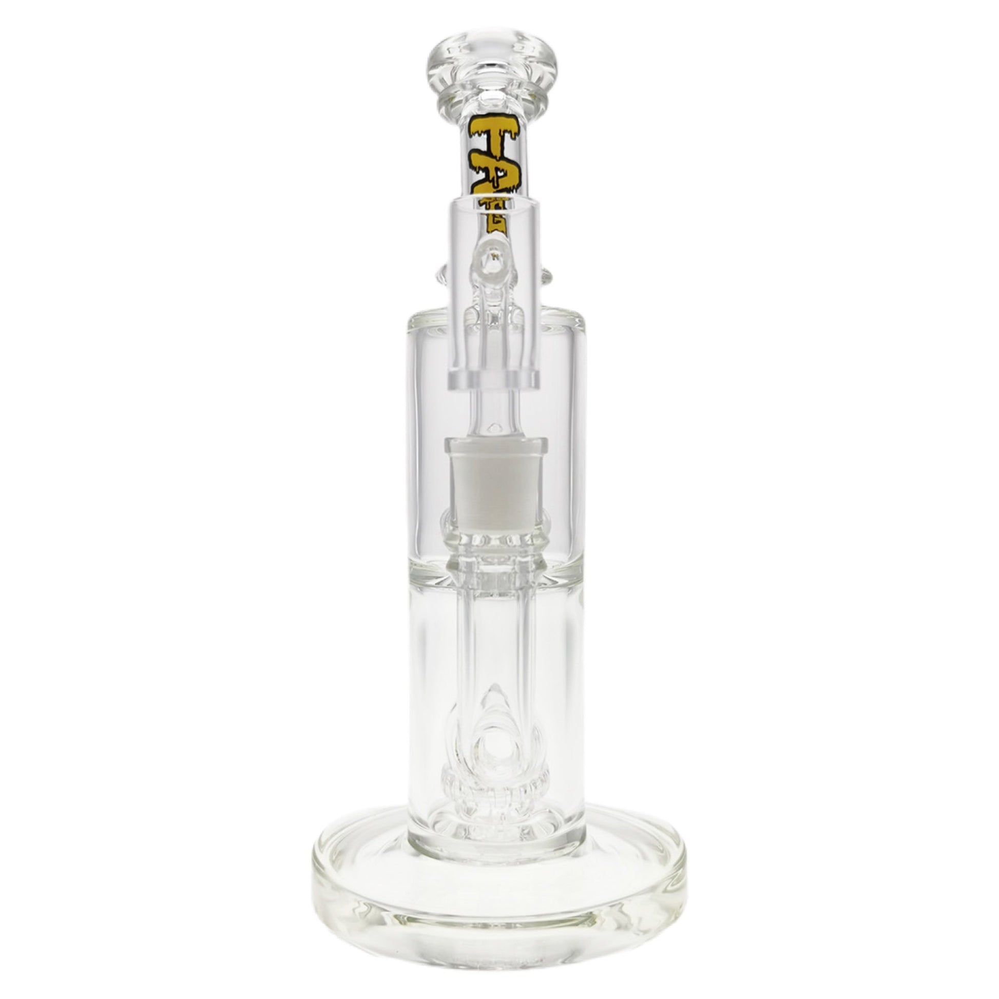TAG 9” Double UFO Perc Rig by Thick Ass Glass | Mission Dispensary