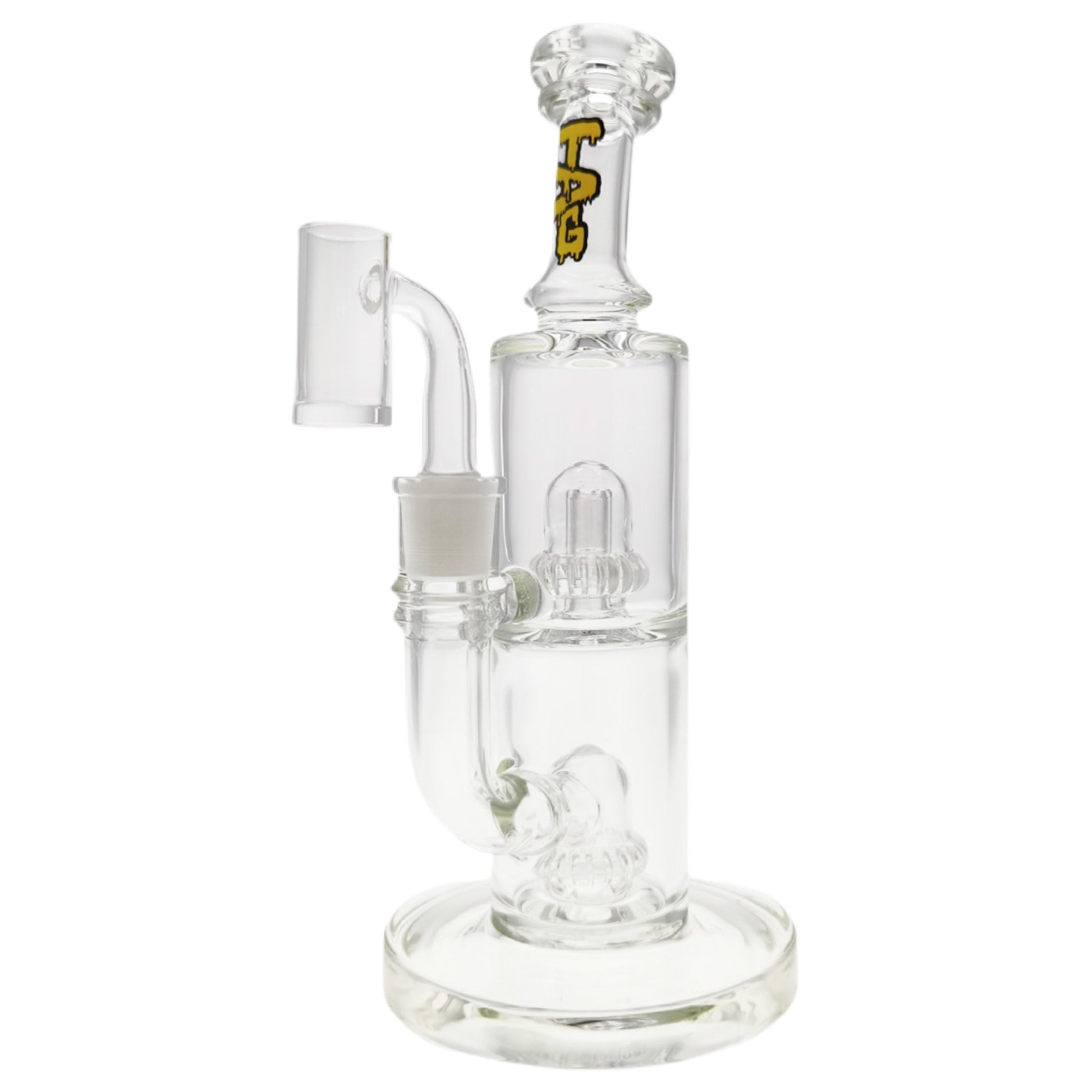 TAG 9” Double UFO Perc Rig by Thick Ass Glass | Mission Dispensary