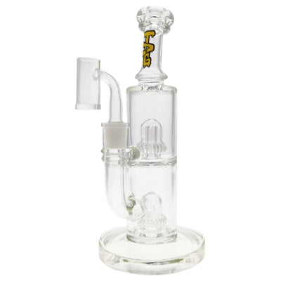 TAG 9” Double UFO Perc Rig by Thick Ass Glass | Mission Dispensary