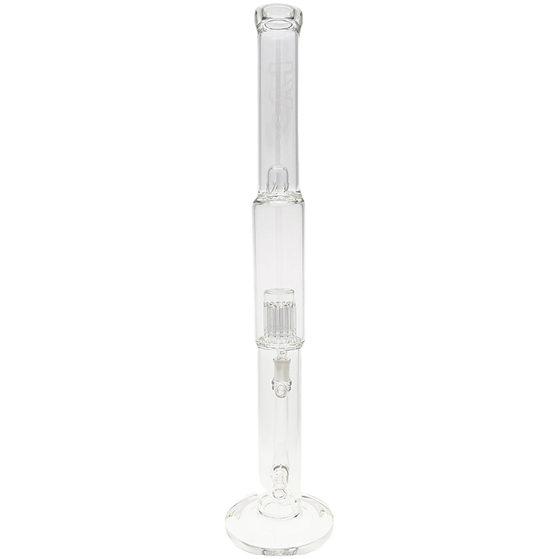 TAG 22” Multi Perc Straight Tube Bong by Thick Ass Glass | Mission Dispensary