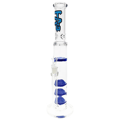 TAG 20” Triple Sponge Perc Bong by Thick Ass Glass | Mission Dispensary