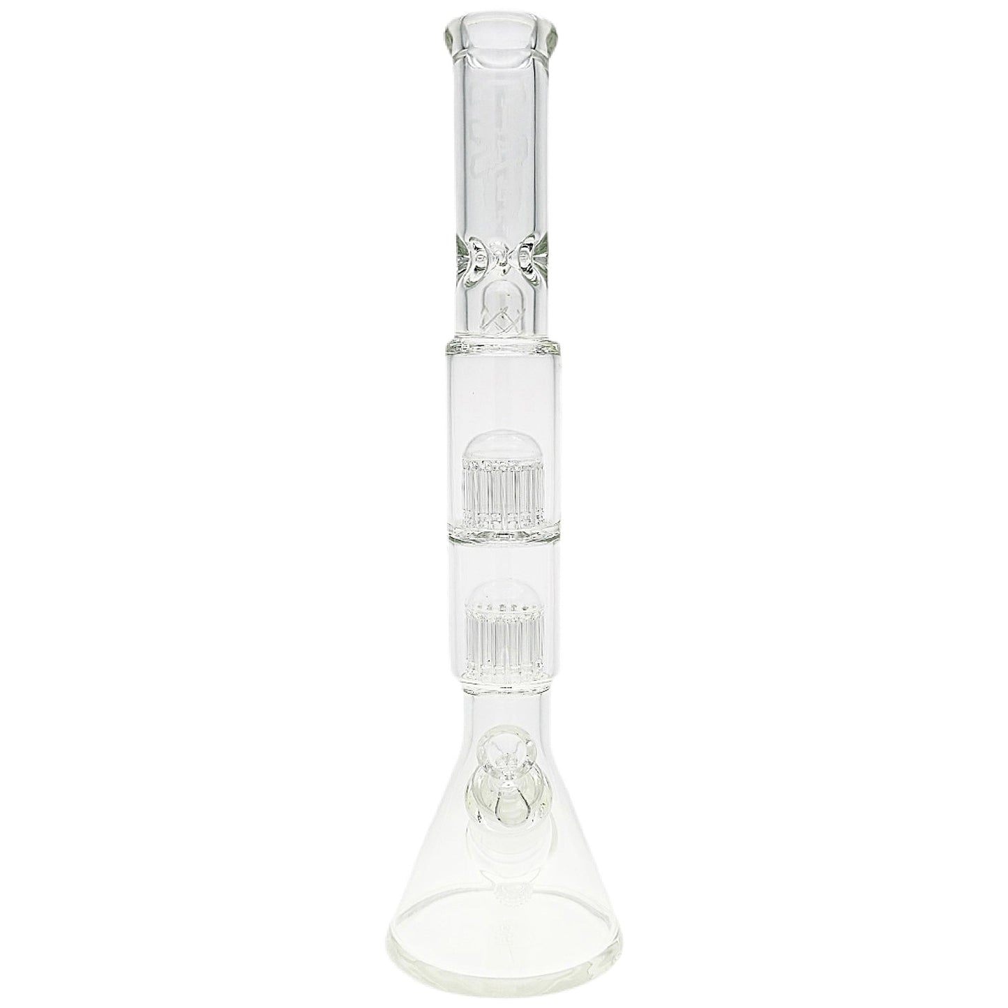 TAG 20” Double Big Tree Perc Beaker Bong by Thick Ass Glass | Mission Dispensary