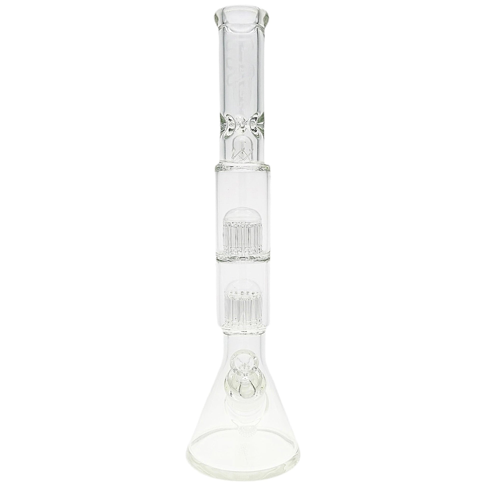 TAG 20” Double Big Tree Perc Beaker Bong by Thick Ass Glass | Mission Dispensary