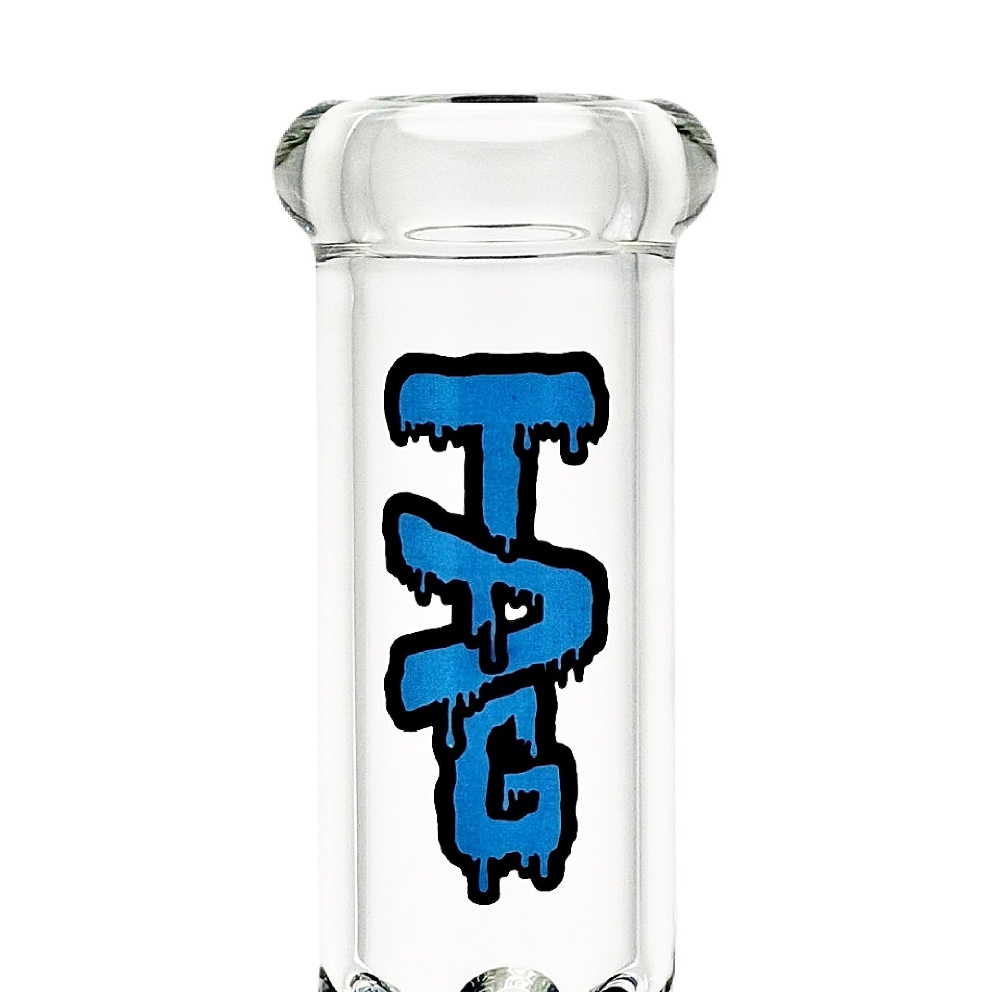 TAG 16” Double Honeycomb Perc Straight Tube Bong by Thick Ass Glass | Mission Dispensary