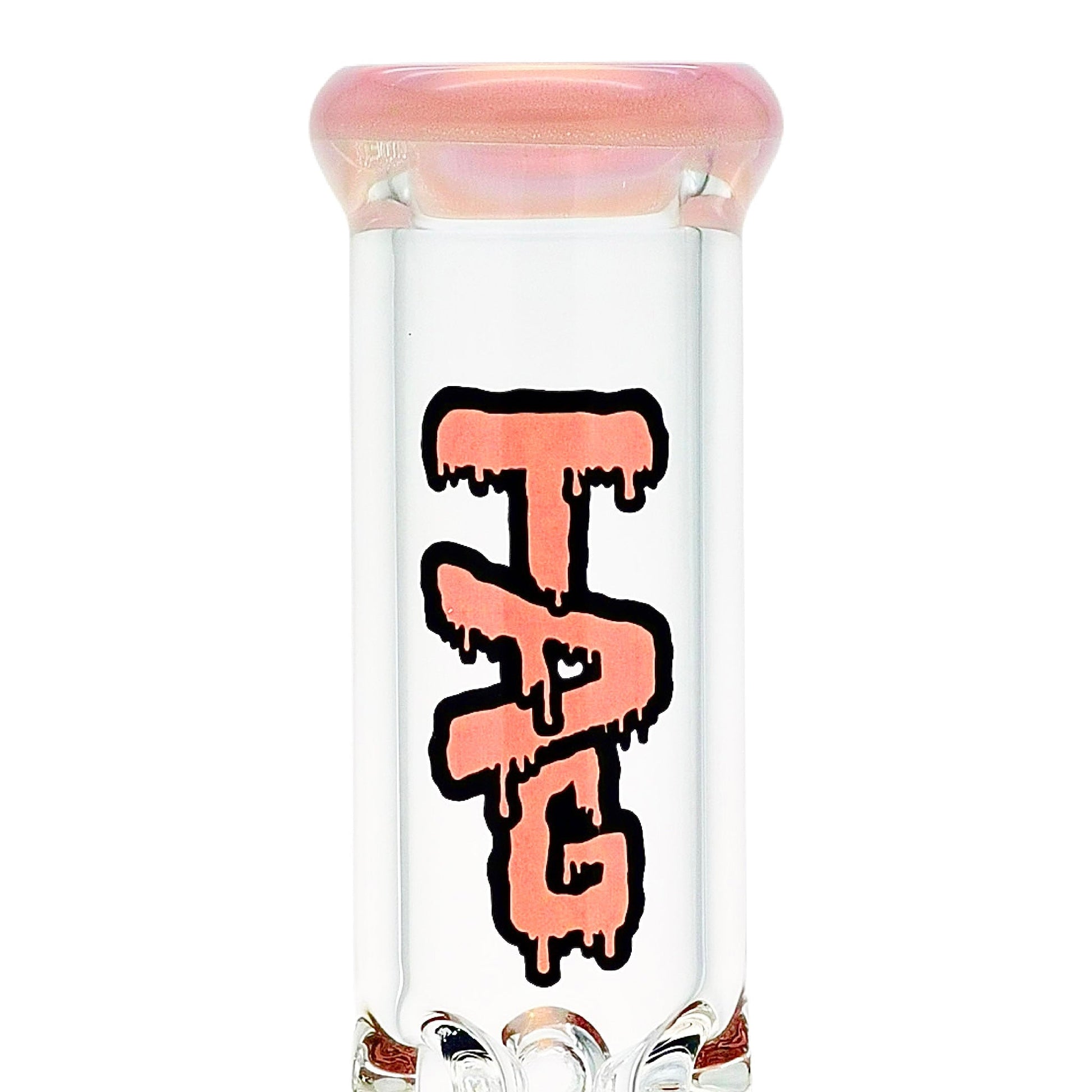 TAG 16” Double Honeycomb Perc Straight Tube Bong by Thick Ass Glass | Mission Dispensary