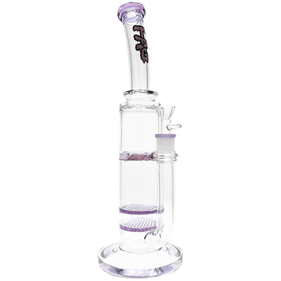 TAG 16” Double Honeycomb Perc Bong by Thick Ass Glass | Mission Dispensary