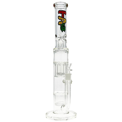 TAG 19” Double Interior Showerhead Perc Bong by Thick Ass Glass | Mission Dispensary