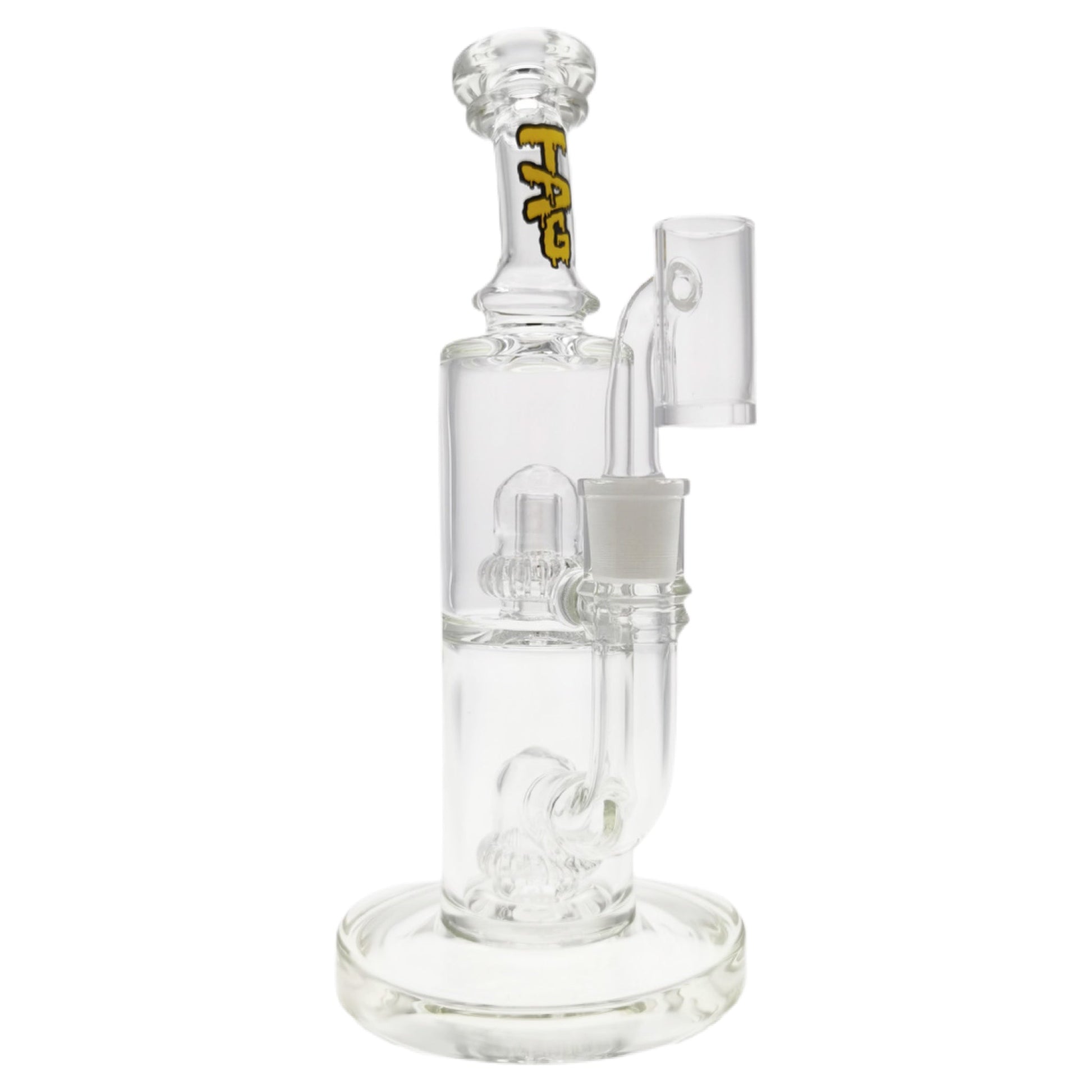 TAG 9” Double UFO Perc Rig by Thick Ass Glass | Mission Dispensary
