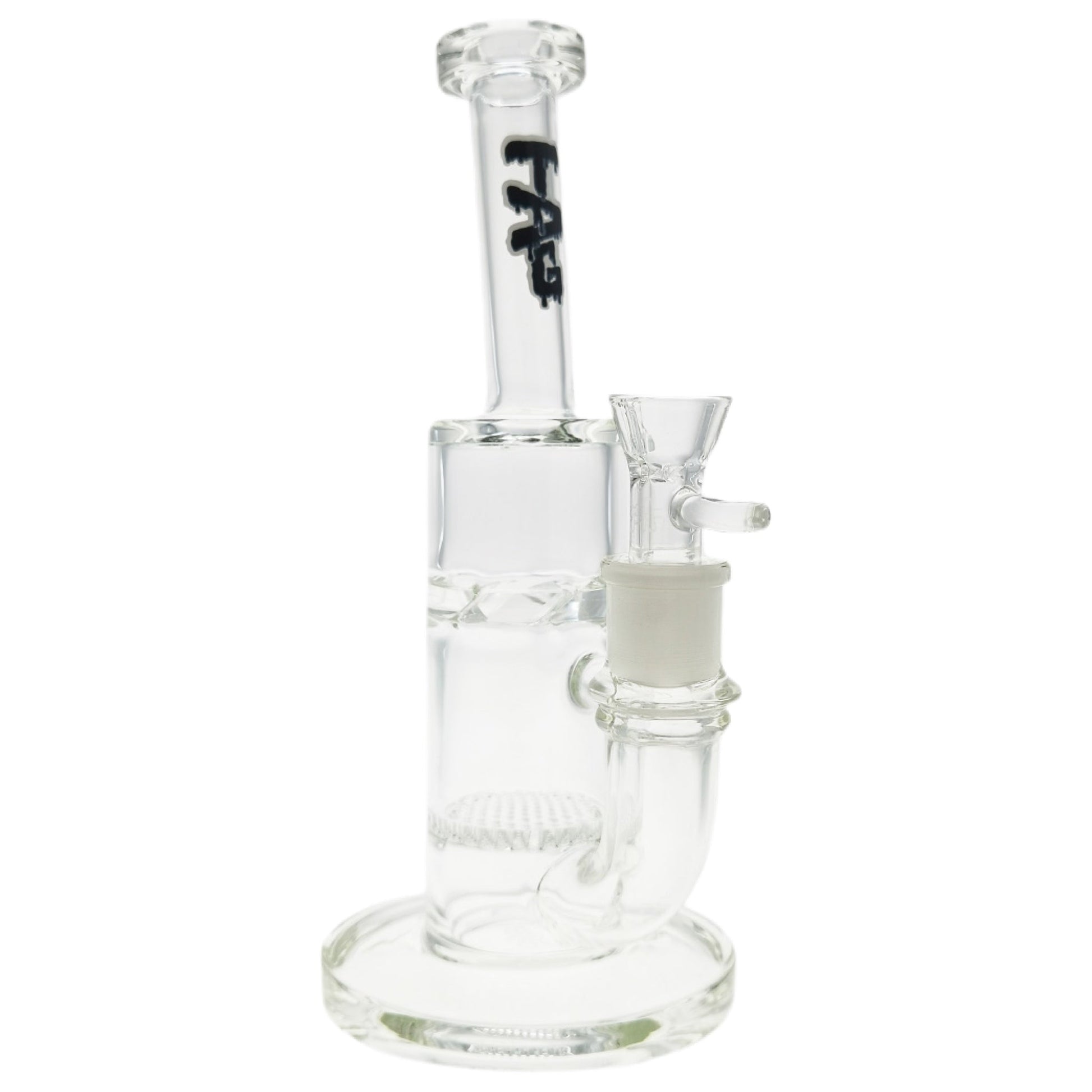 TAG 9.5” Honeycomb Perc Bong by Thick Ass Glass | Mission Dispensary