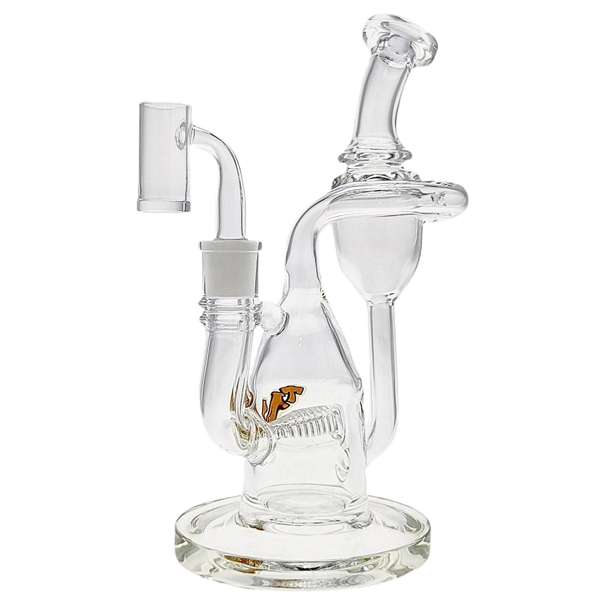 TAG 8” Inline Perc Recycler Rig by Thick Ass Glass | Mission Dispensary