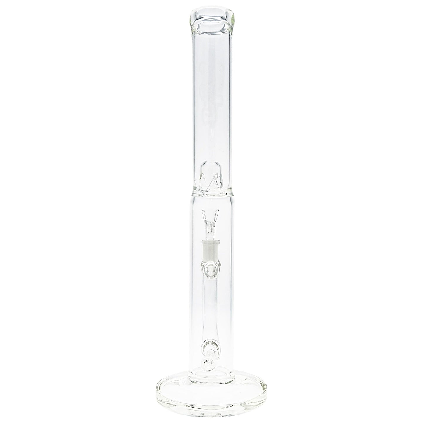 TAG 16” Inline Perc Straight Tube Bong by Thick Ass Glass | Mission Dispensary