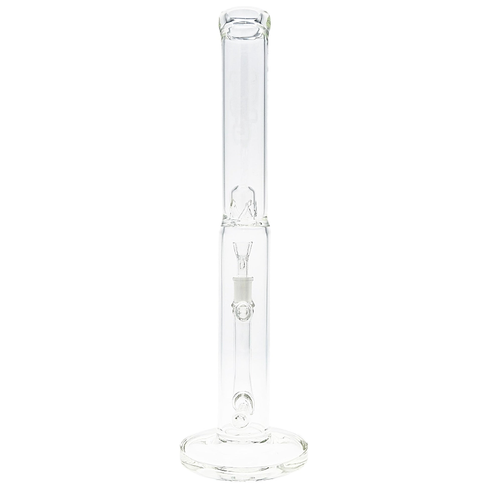 TAG 16” Inline Perc Straight Tube Bong by Thick Ass Glass | Mission Dispensary