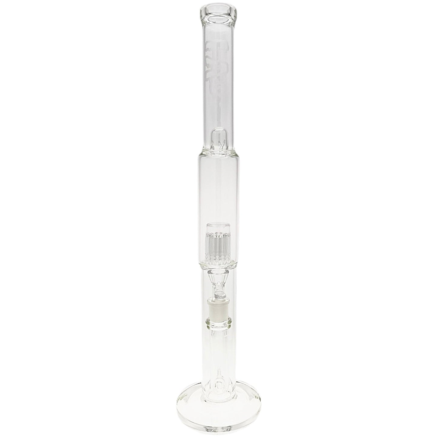 TAG 22” Multi Perc Straight Tube Bong by Thick Ass Glass | Mission Dispensary
