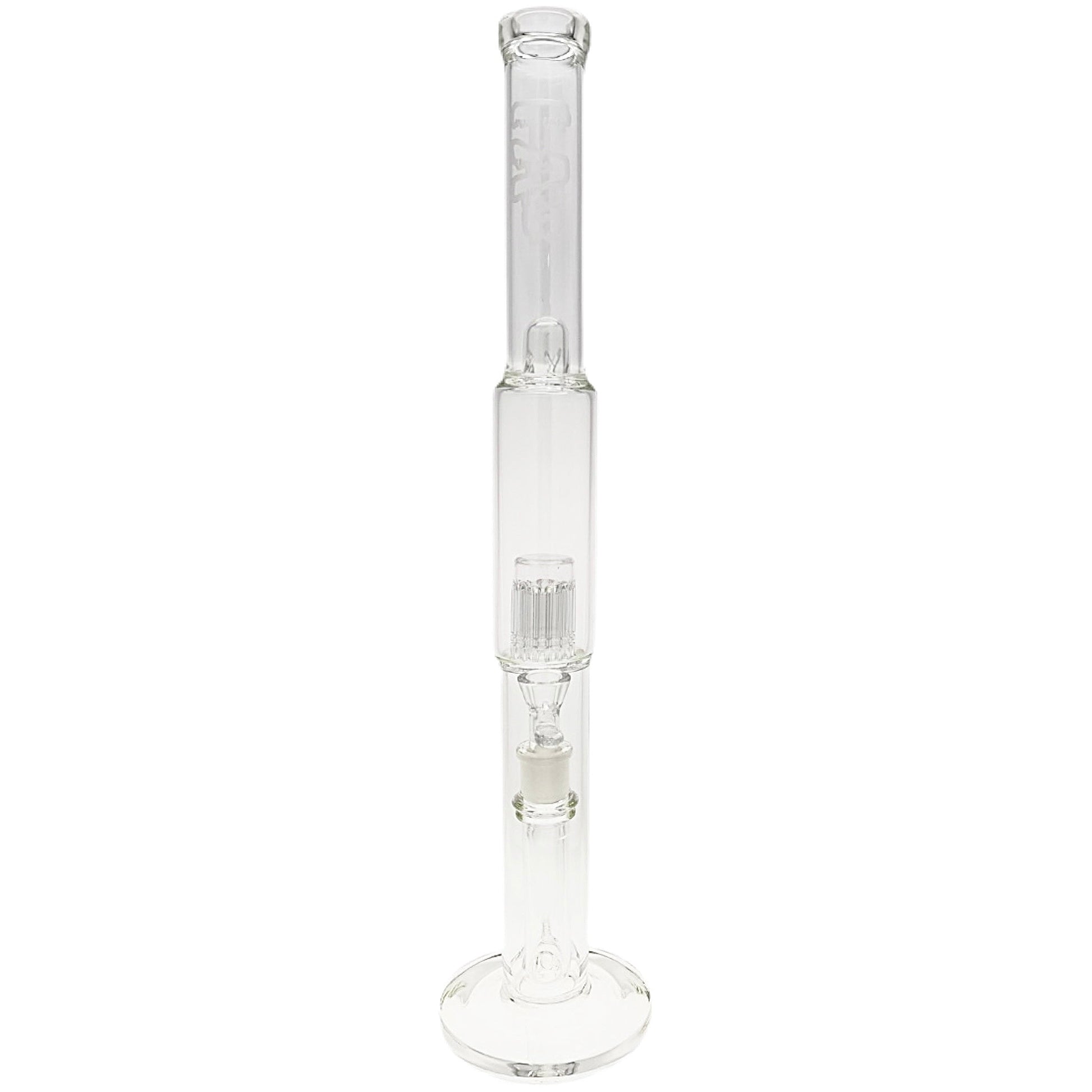 TAG 22” Multi Perc Straight Tube Bong by Thick Ass Glass | Mission Dispensary