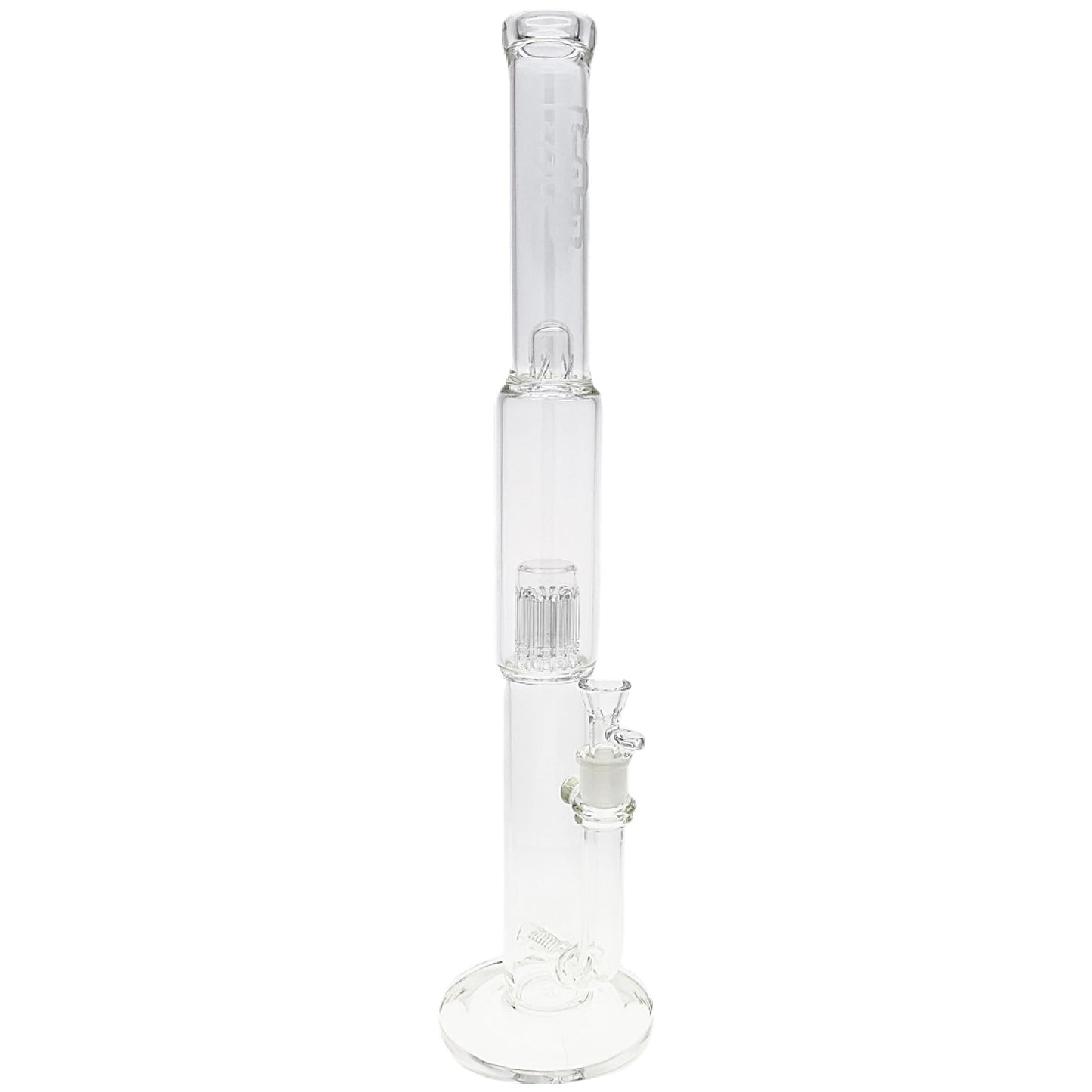 TAG 22” Multi Perc Straight Tube Bong by Thick Ass Glass | Mission Dispensary