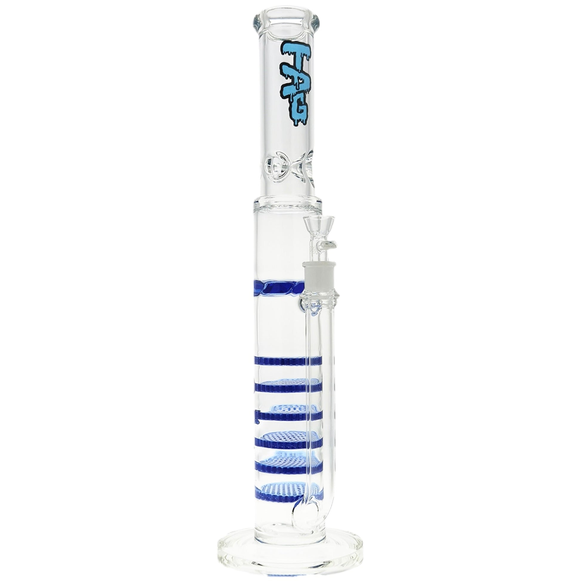 TAG 20” Sextuple Honeycomb Perc Bong by Thick Ass Glass | Mission Dispensary