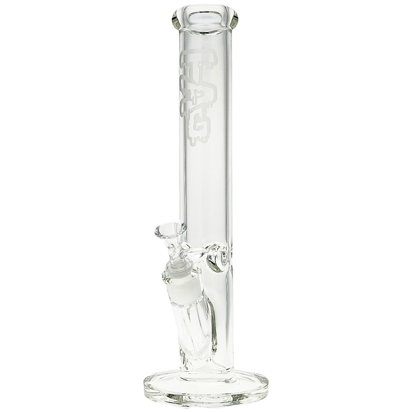 TAG 14” Straight Tube Bong by Thick Ass Glass | Mission Dispensary