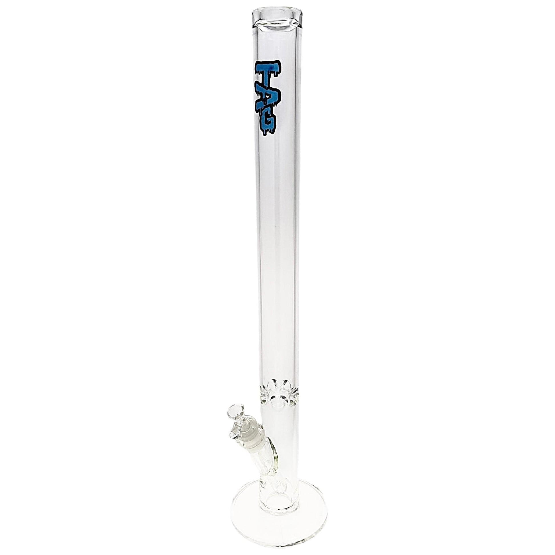 TAG 30” Straight Tube Bong by Thick Ass Glass | Mission Dispensary