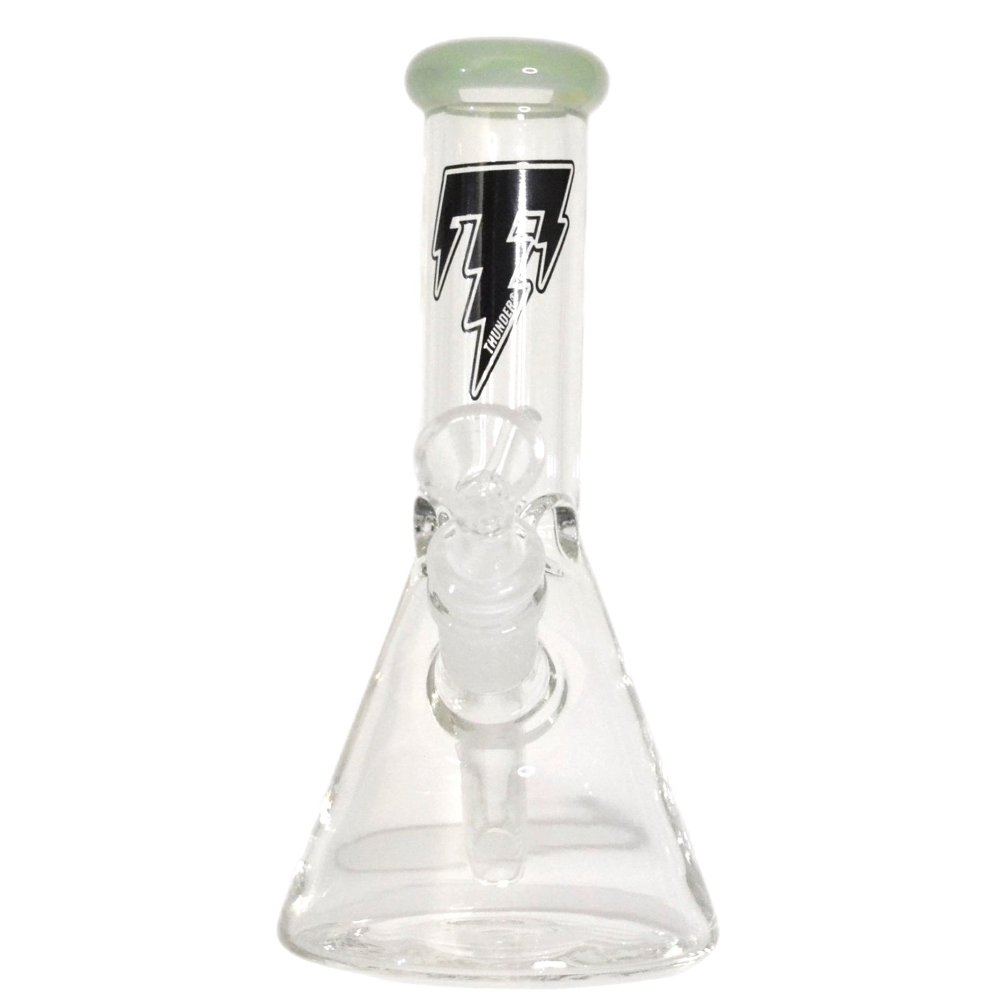 Thunder Glass 8” Mini Beaker Bong by Thunder Glass | Mission Dispensary