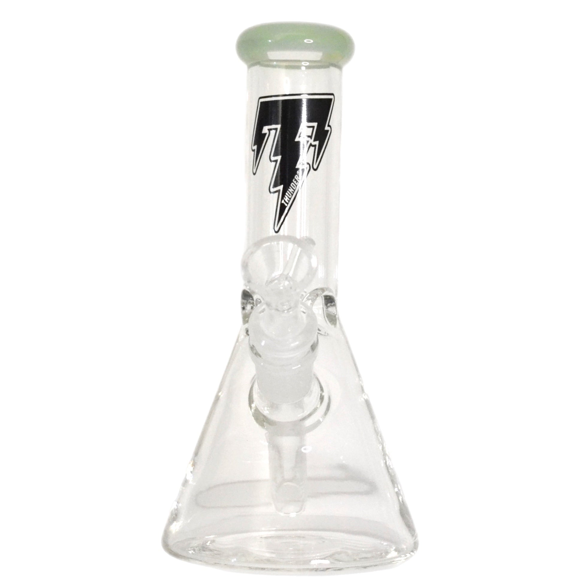 Thunder Glass 8” Mini Beaker Bong by Thunder Glass | Mission Dispensary