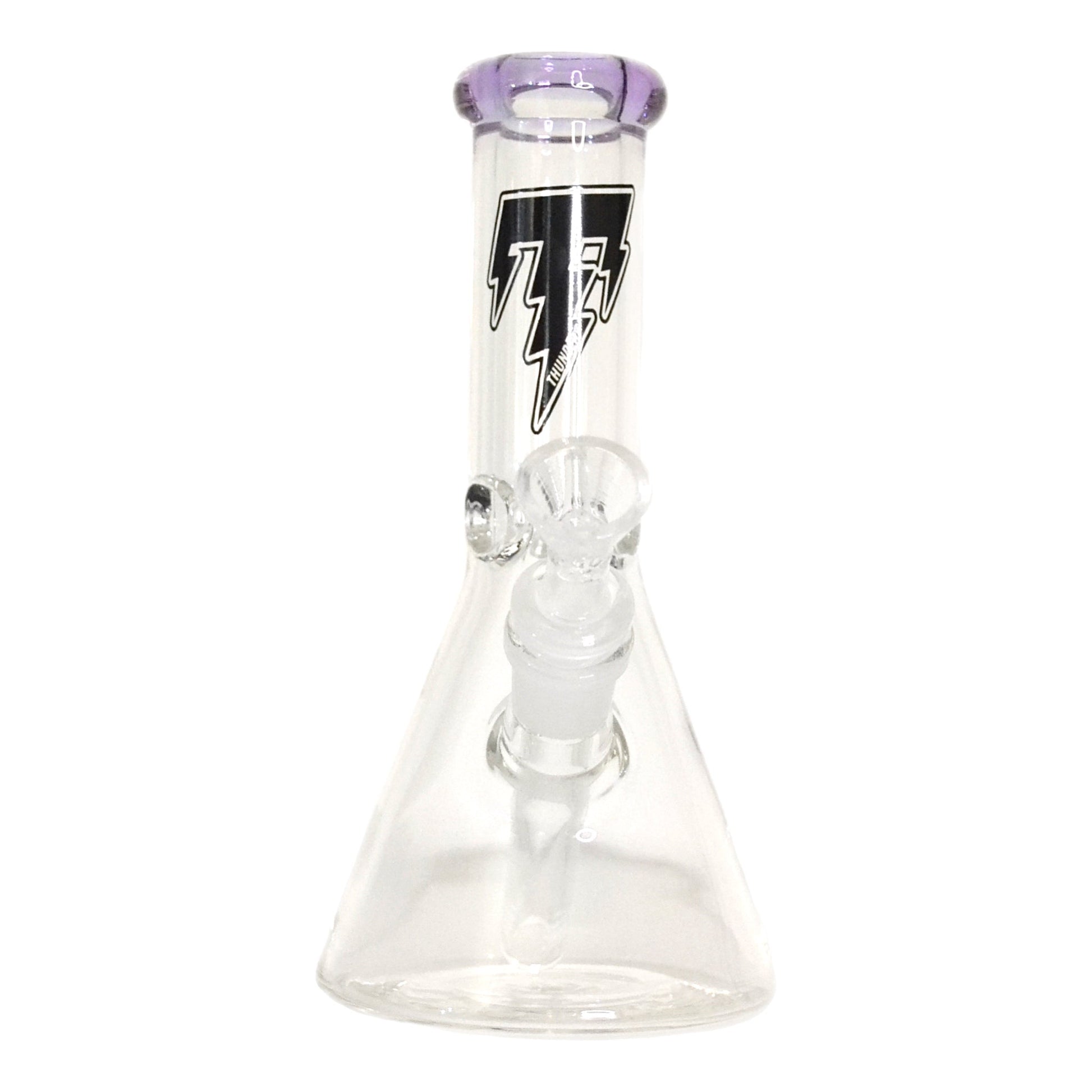 Thunder Glass 8” Mini Beaker Bong by Thunder Glass | Mission Dispensary