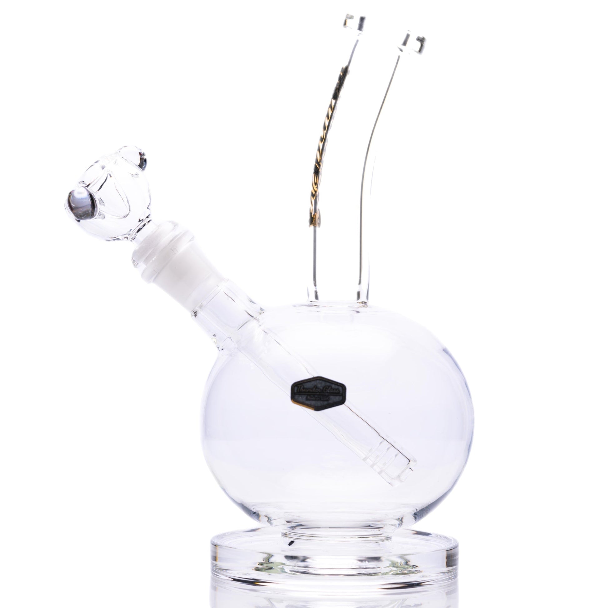 Thunder Glass 9” Bubble Base Bubbler by Thunder Glass | Mission Dispensary