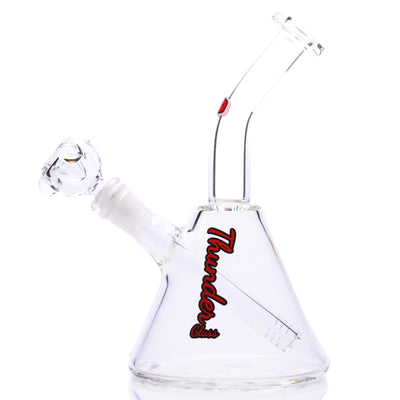 Thunder Glass 9” Pyramid Bubbler by Thunder Glass | Mission Dispensary
