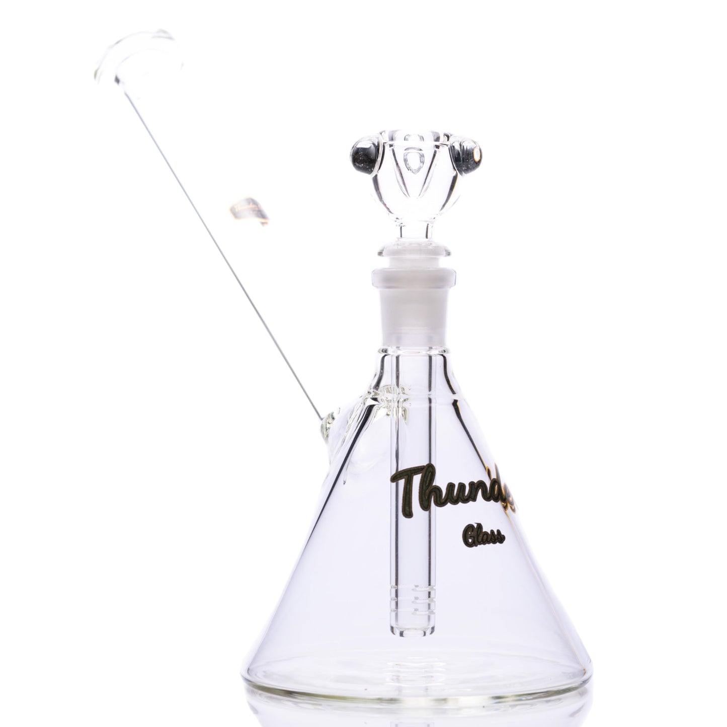 Thunder Glass 9” Pyramid Bubbler by Thunder Glass | Mission Dispensary
