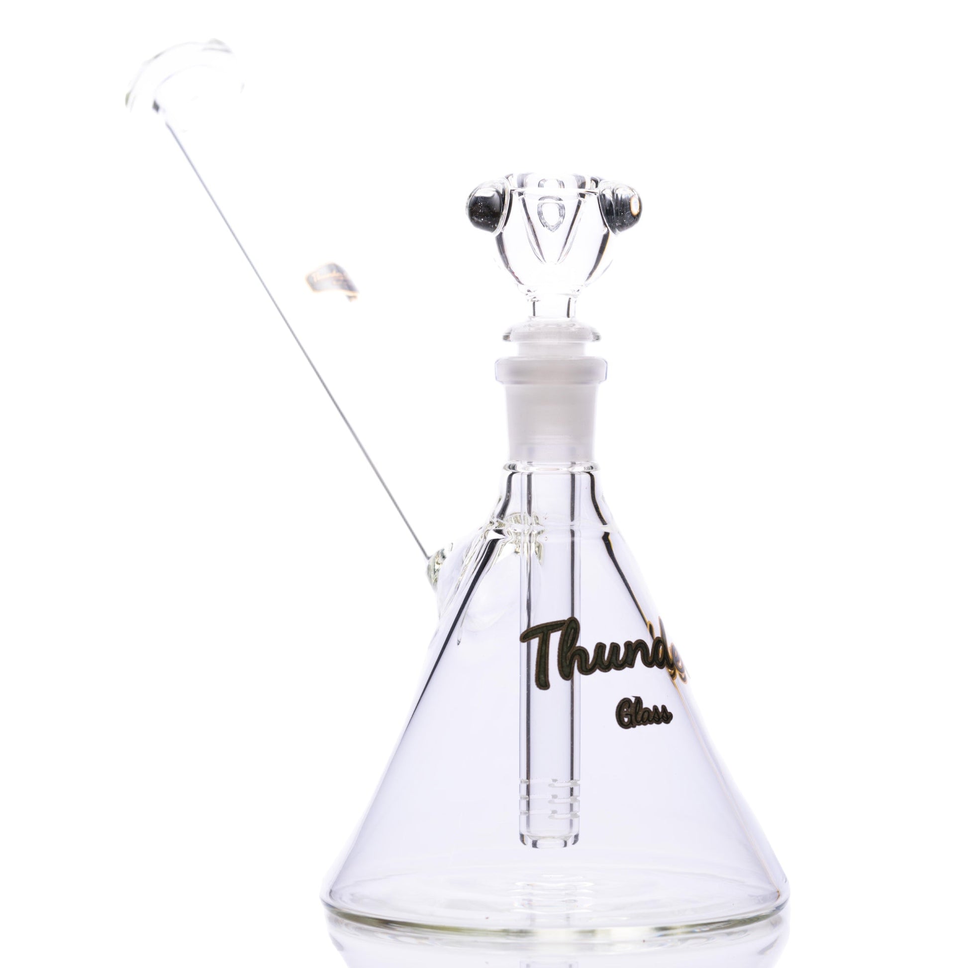Thunder Glass 9” Pyramid Bubbler by Thunder Glass | Mission Dispensary