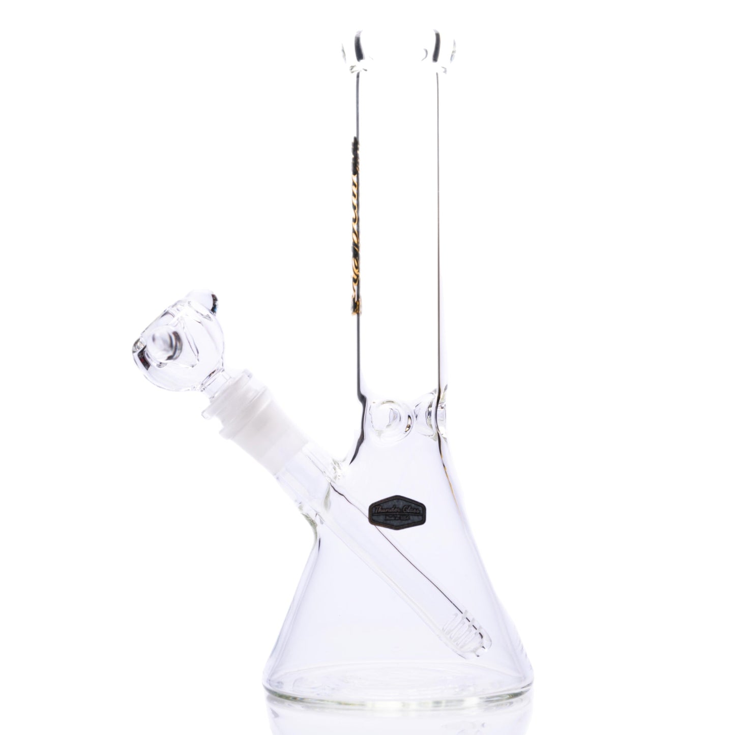 Thunder Glass 5mm Thick 10” Glass Beaker Bong by Thunder Glass | Mission Dispensary