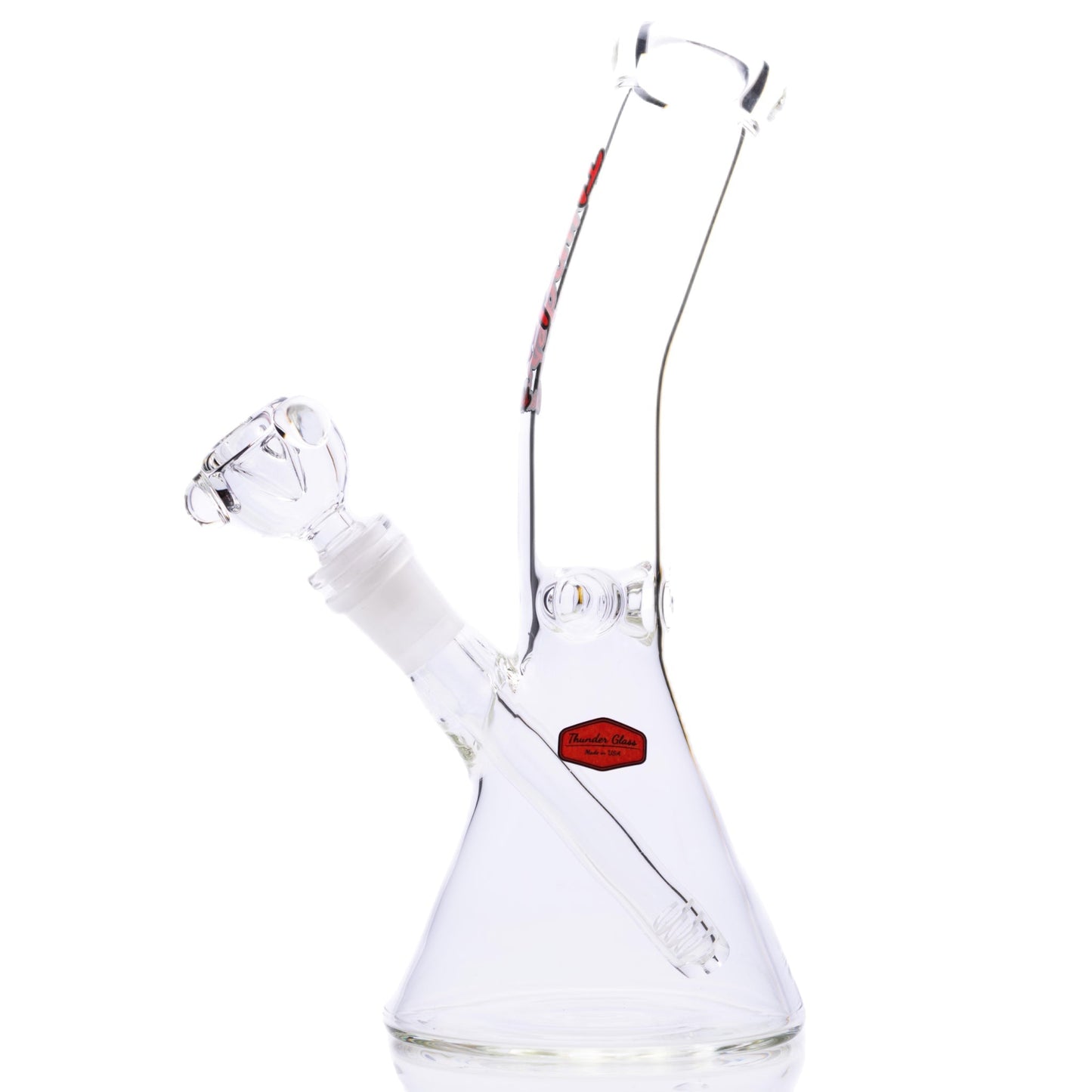 Thunder Glass 5mm Thick 10” Glass Beaker Bong by Thunder Glass | Mission Dispensary