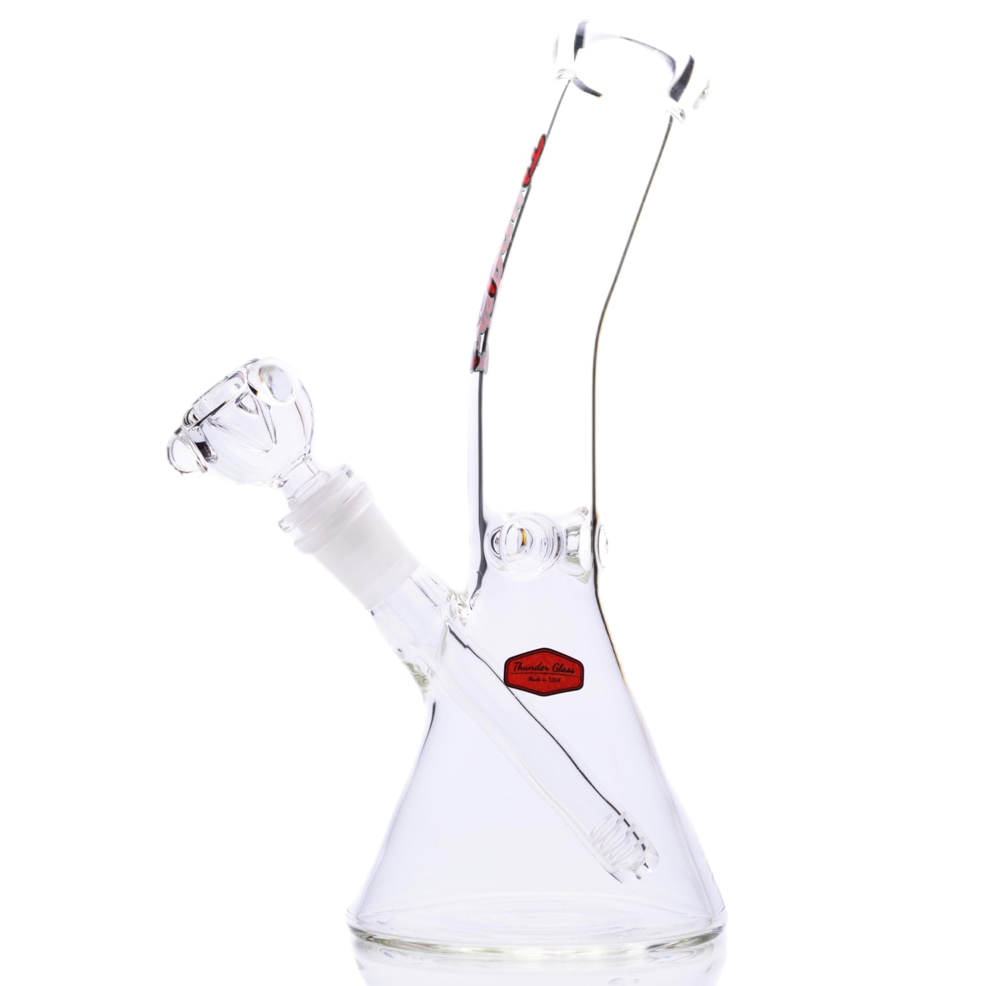 Thunder Glass 5mm Thick 10” Glass Beaker Bong by Thunder Glass | Mission Dispensary
