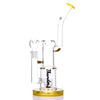Thunder Glass 12” Stacked Chamber Bong by Thunder Glass | Mission Dispensary