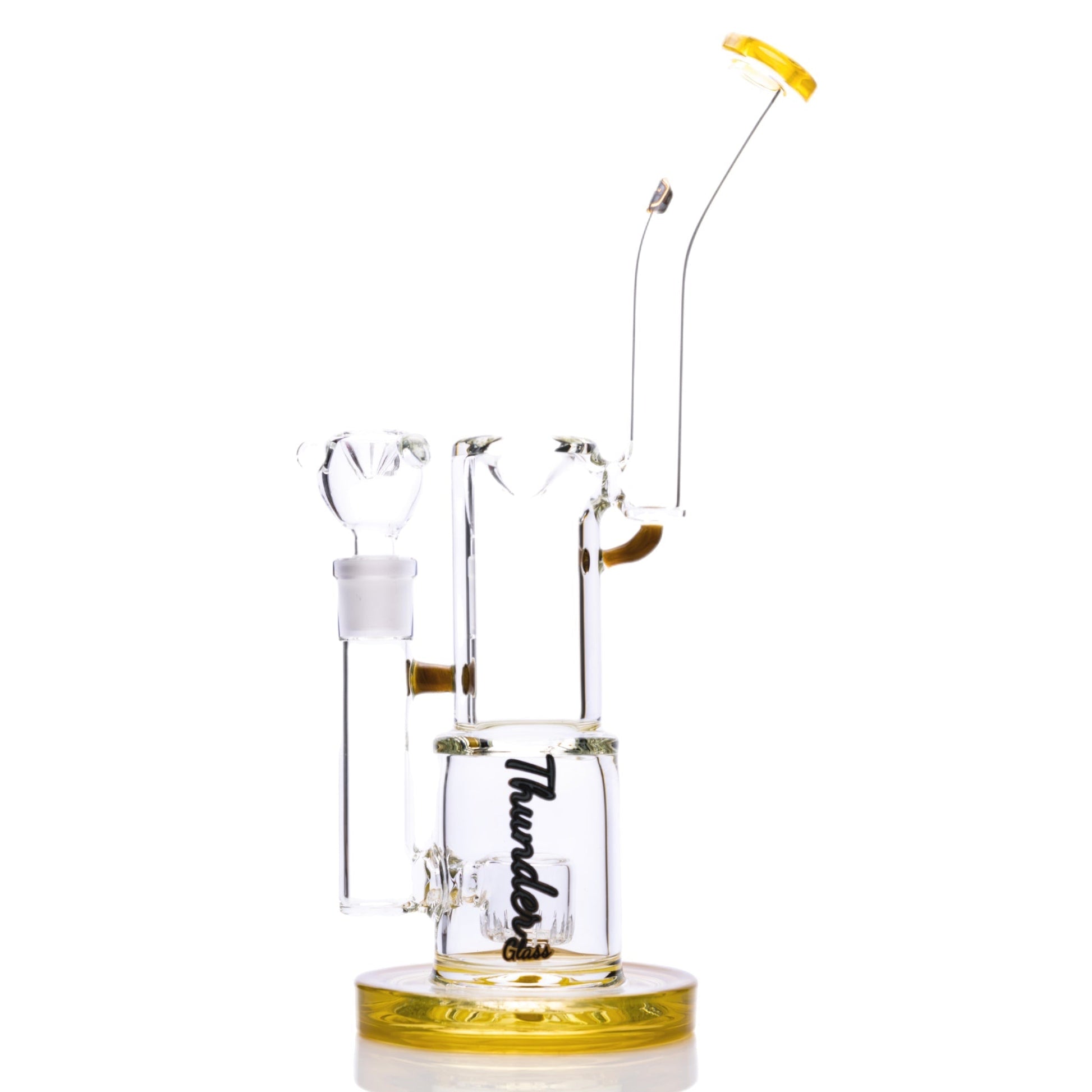 Thunder Glass 12” Stacked Chamber Bong by Thunder Glass | Mission Dispensary