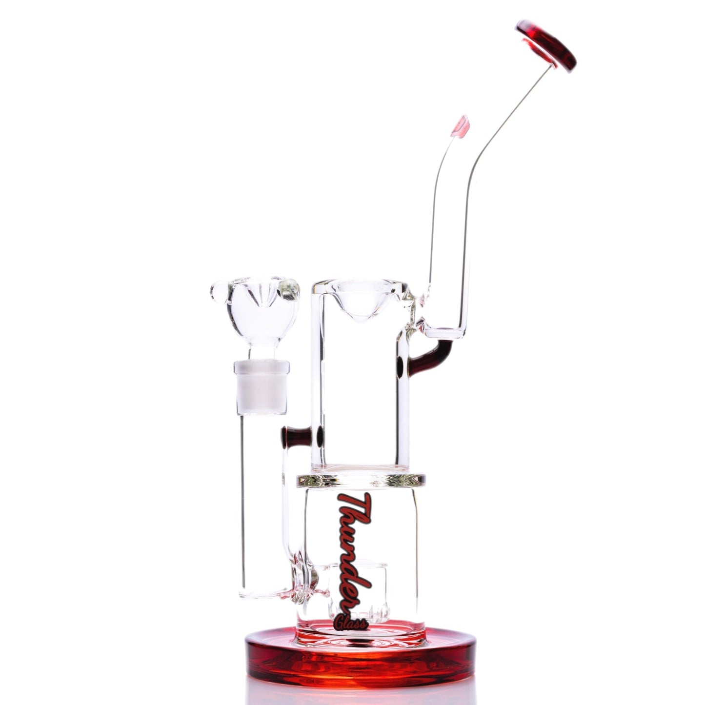 Thunder Glass 12” Stacked Chamber Bong by Thunder Glass | Mission Dispensary