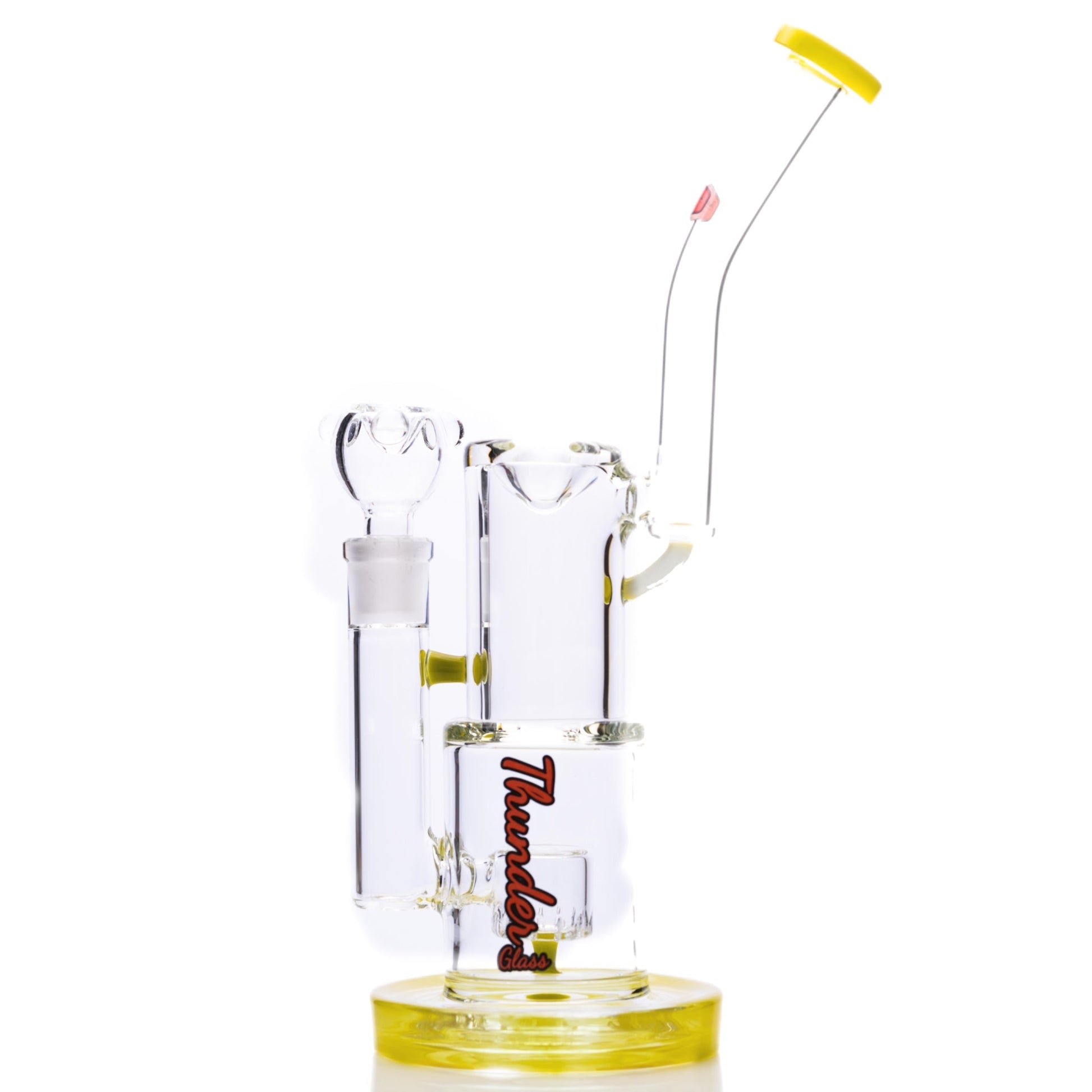 Thunder Glass 12” Stacked Chamber Bong by Thunder Glass | Mission Dispensary