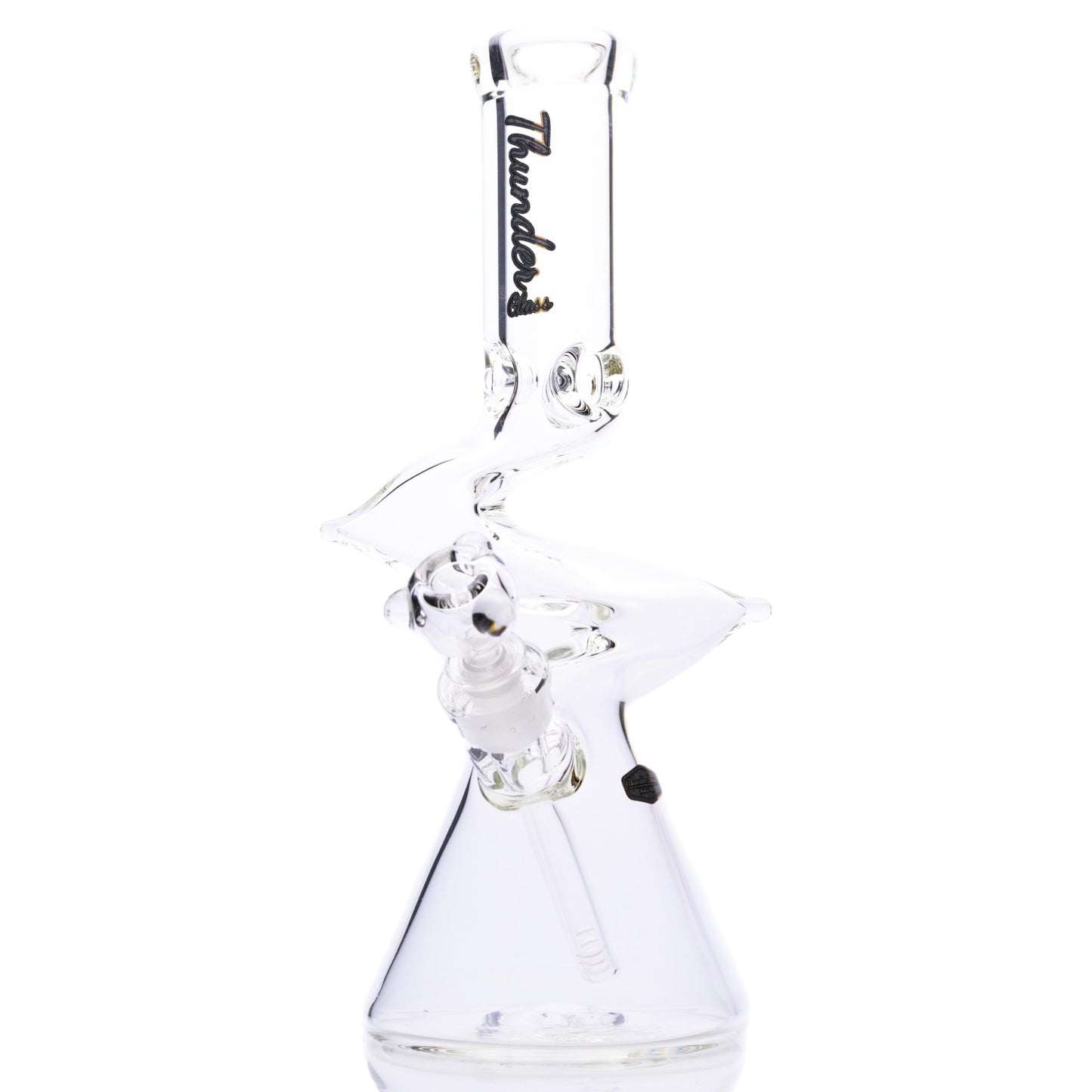 Thunder Glass Zong Beaker Bong by Thunder Glass | Mission Dispensary
