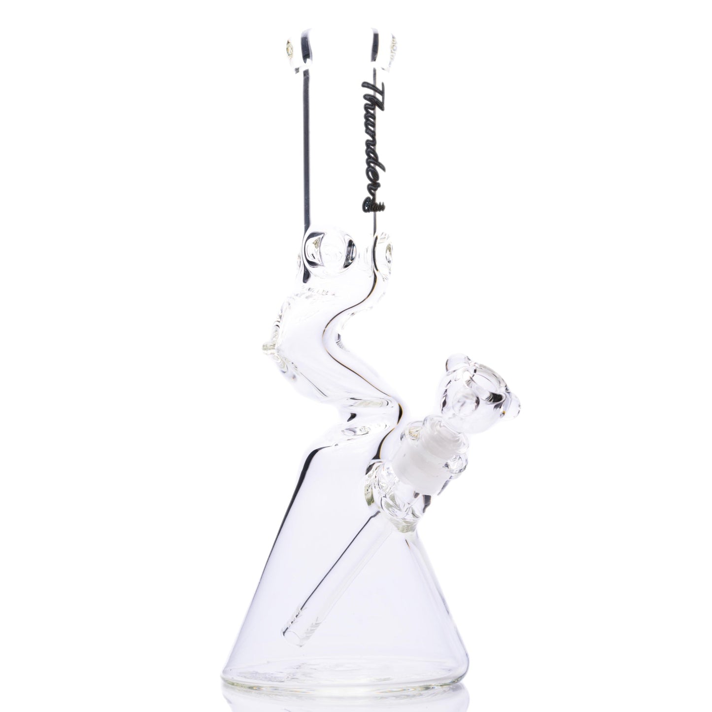 Thunder Glass Zong Beaker Bong by Thunder Glass | Mission Dispensary