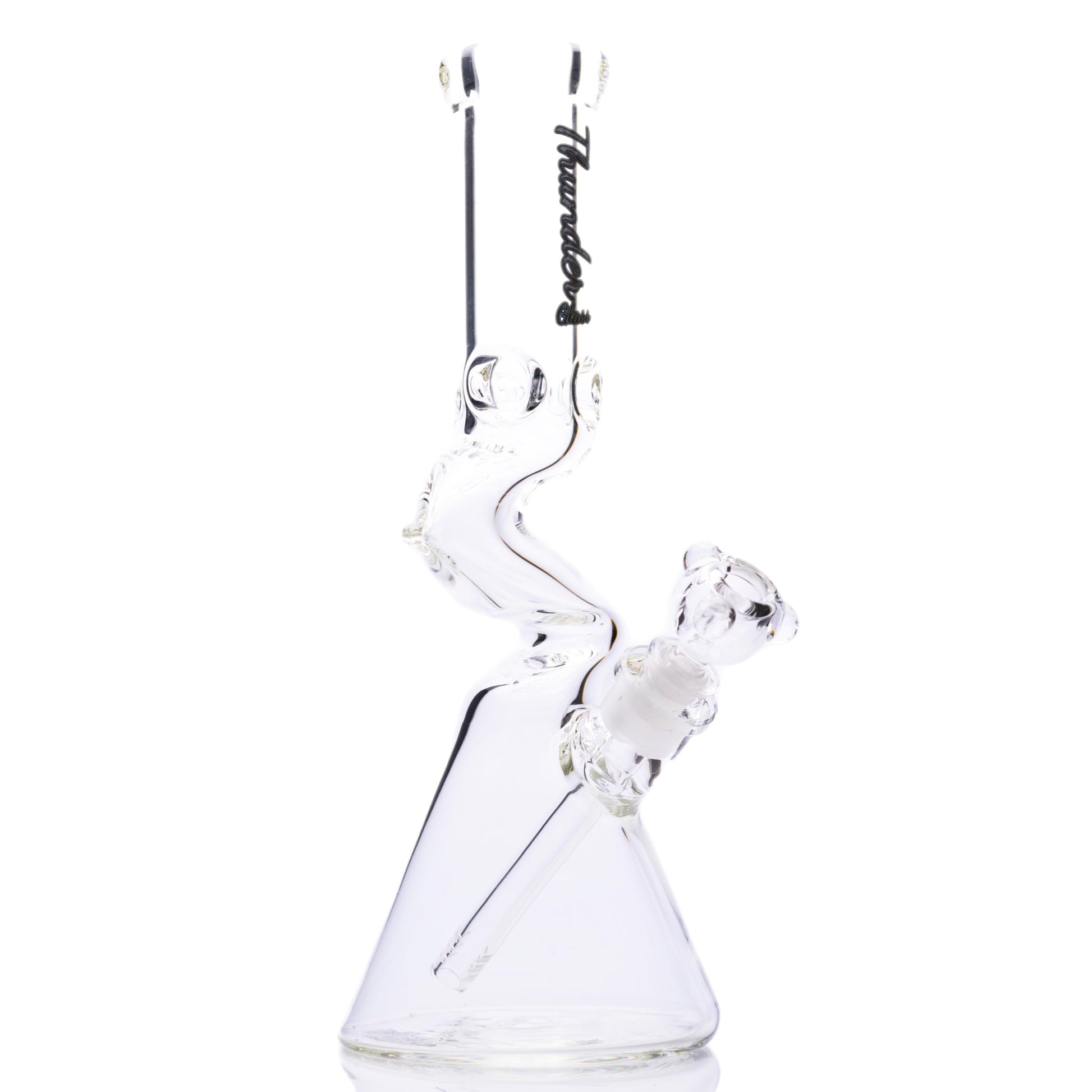 Thunder Glass Zong Beaker Bong by Thunder Glass | Mission Dispensary