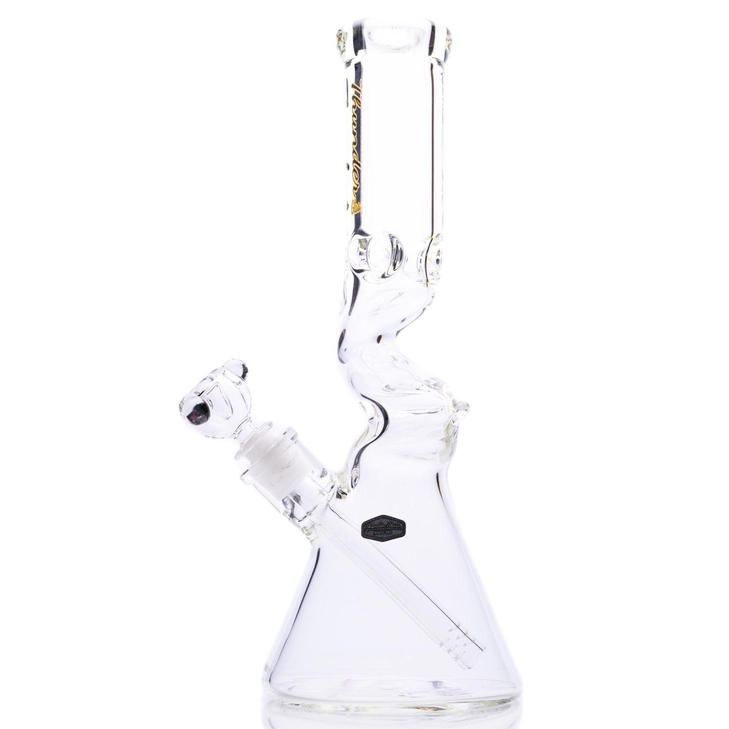 Thunder Glass Zong Beaker Bong by Thunder Glass | Mission Dispensary