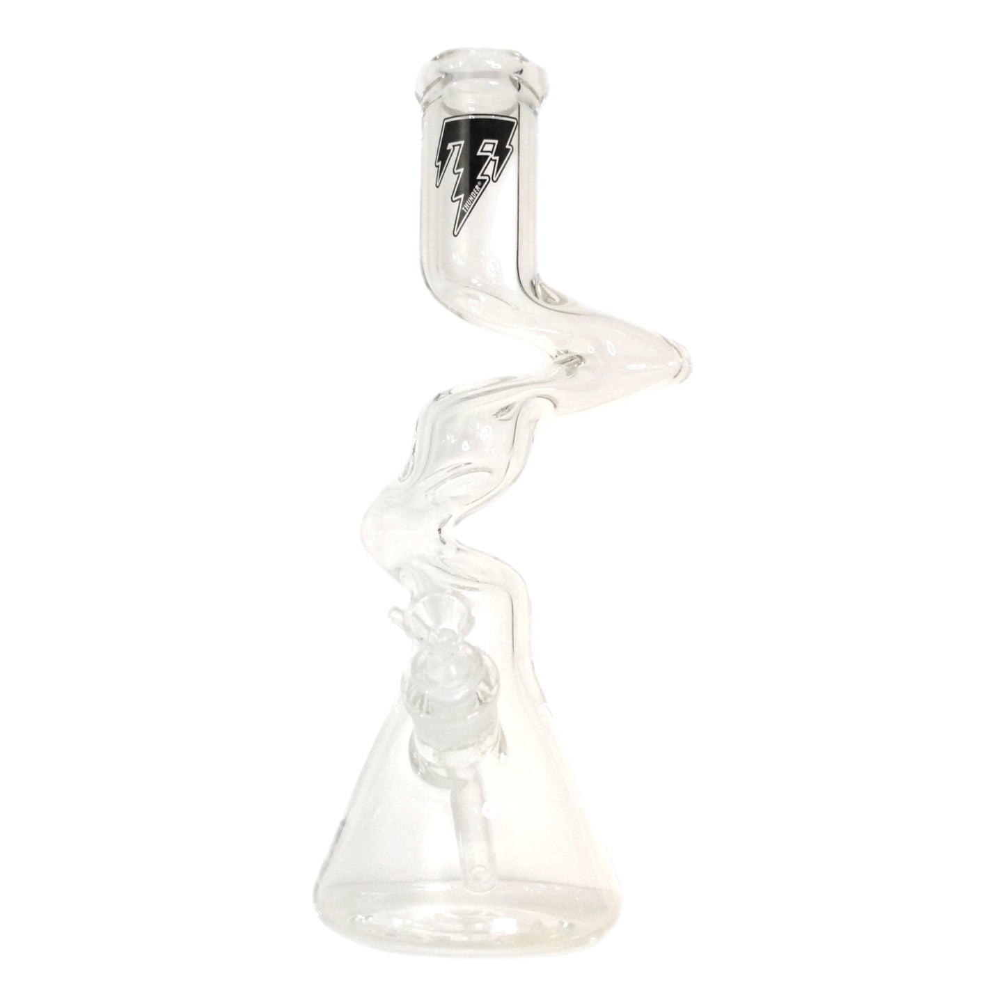 Thunder Glass Zong Beaker Bong by Thunder Glass | Mission Dispensary