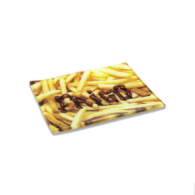 V Syndicate Fried Glass Rolling Tray - Small by V Syndicate | Mission Dispensary