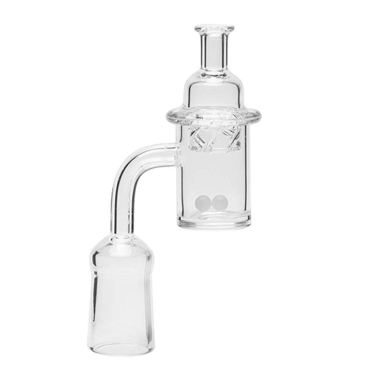 XL Flat Top Quartz Banger Nail w. UV Terp Pearls by Mission Dispensary | Mission Dispensary