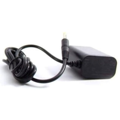 a black charger with a cord attached to it