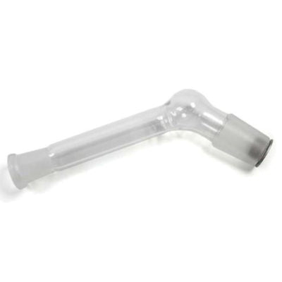 a clear plastic pipe on a white background