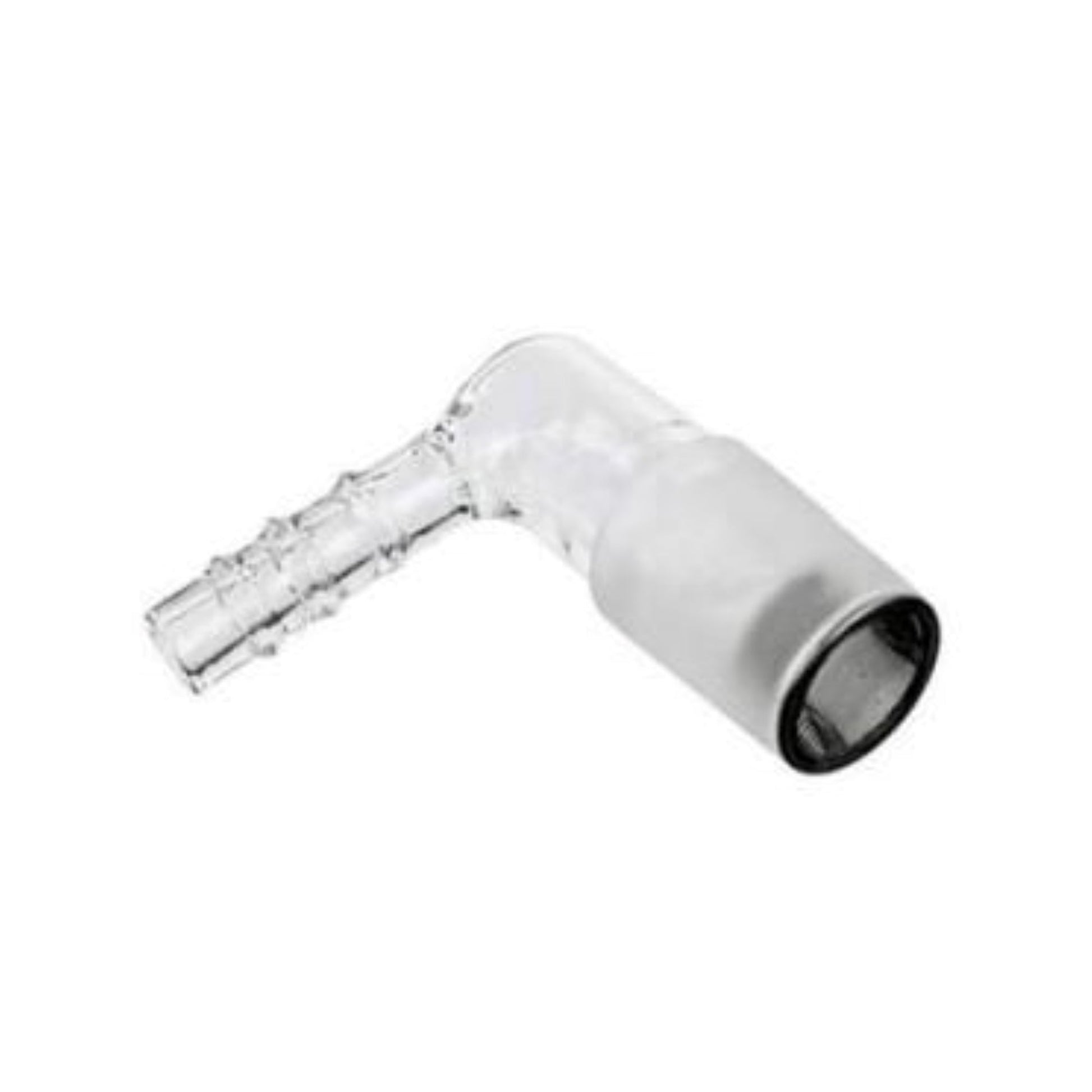 a white exhaust pipe on a white background